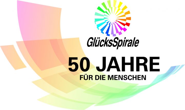 Logo 50 Jahre Glücksspirale als JPG-Datei